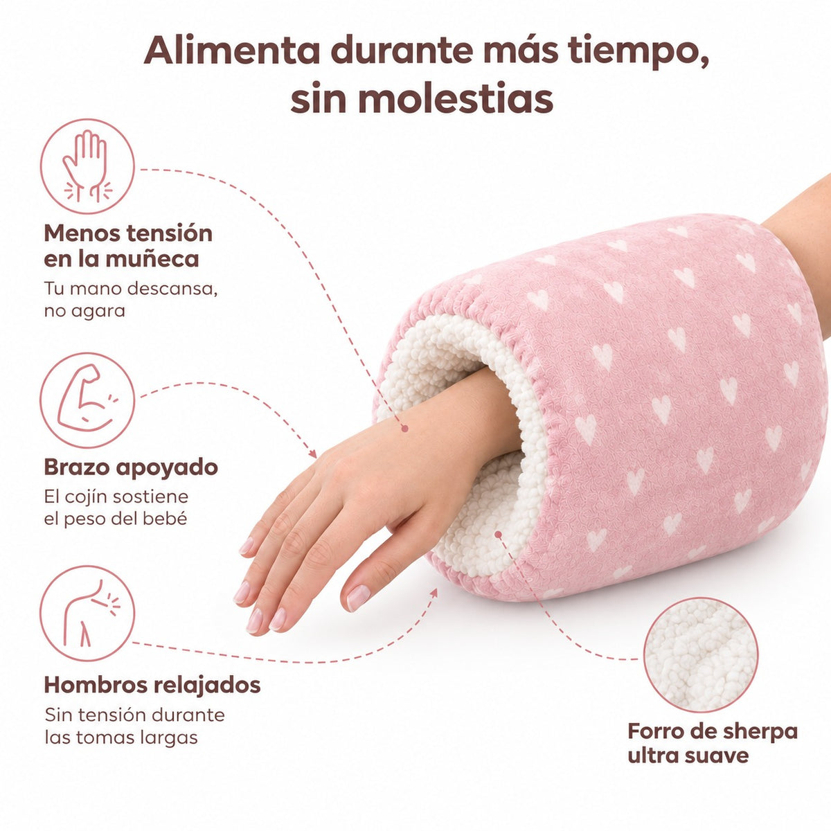Cradly™ – Almohadilla de apoyo para brazos